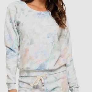 Sol Angeles Women's Ivory Cotton Graphic Moonstone Pullover Sweater 🌵 S